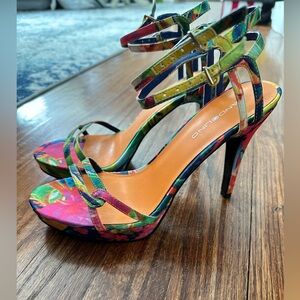 Bandolino Colorful Floral High Heels